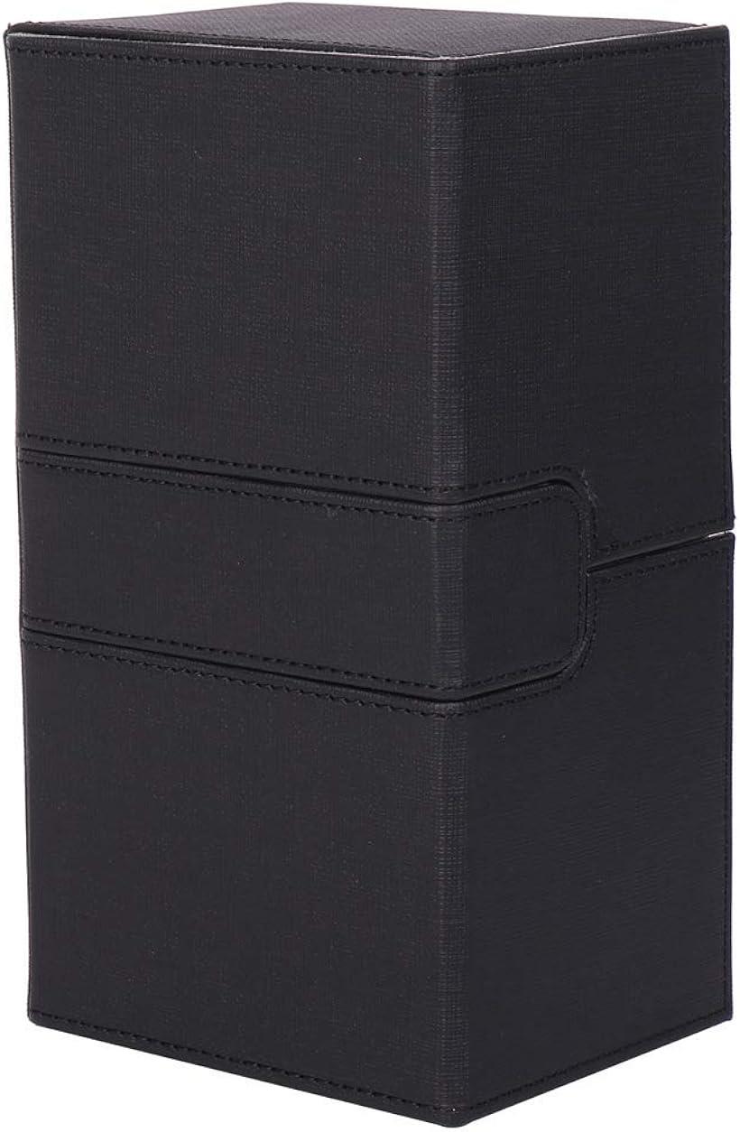 楽天市場 スタイリッシュなカーボンレザー仕様 スリーブ 収納 トレカ デッキケース スリム カードケース Navy Reapri