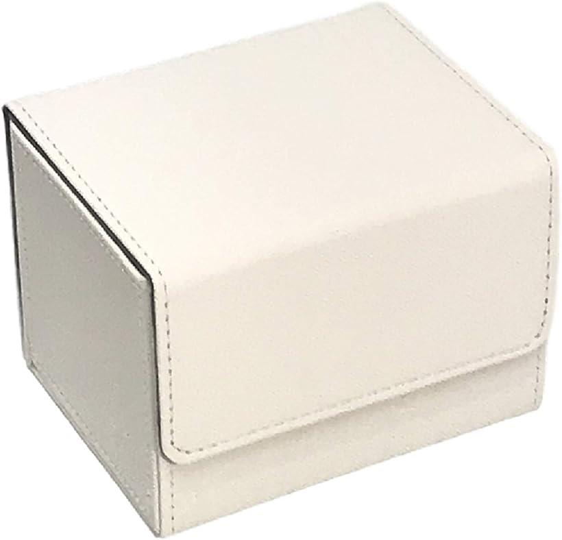 楽天市場 トレカ カードデッキケース トレーディング 約100枚収納 レザー カードケース ホルダー ストレージボックス タイプb ホワイト タイプb ホワイト Ohstore