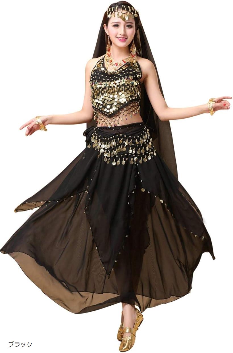 ベリーダンス 衣装 コスチューム セットアップ アラジン アジア インド 楽天市場】ベリーダンス 衣装 4点 インドダンス アラブ 女王
