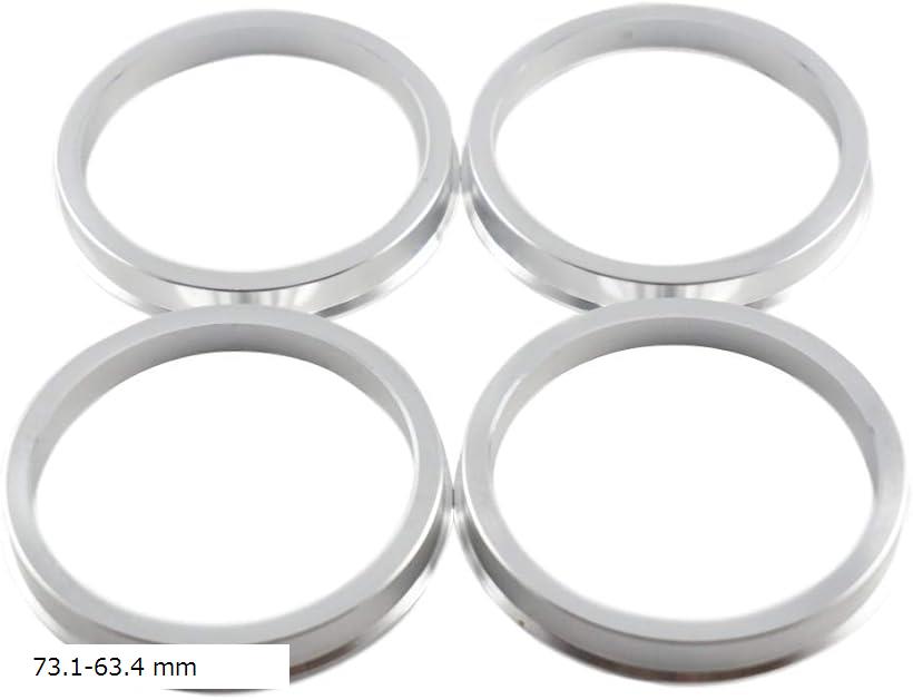アルミ鍛造製ハブリングAタイプ63.4→57.1ミリ　4枚　特価！ | [Asula Project] ハブリング ツバ付き アルミ製 4個セット