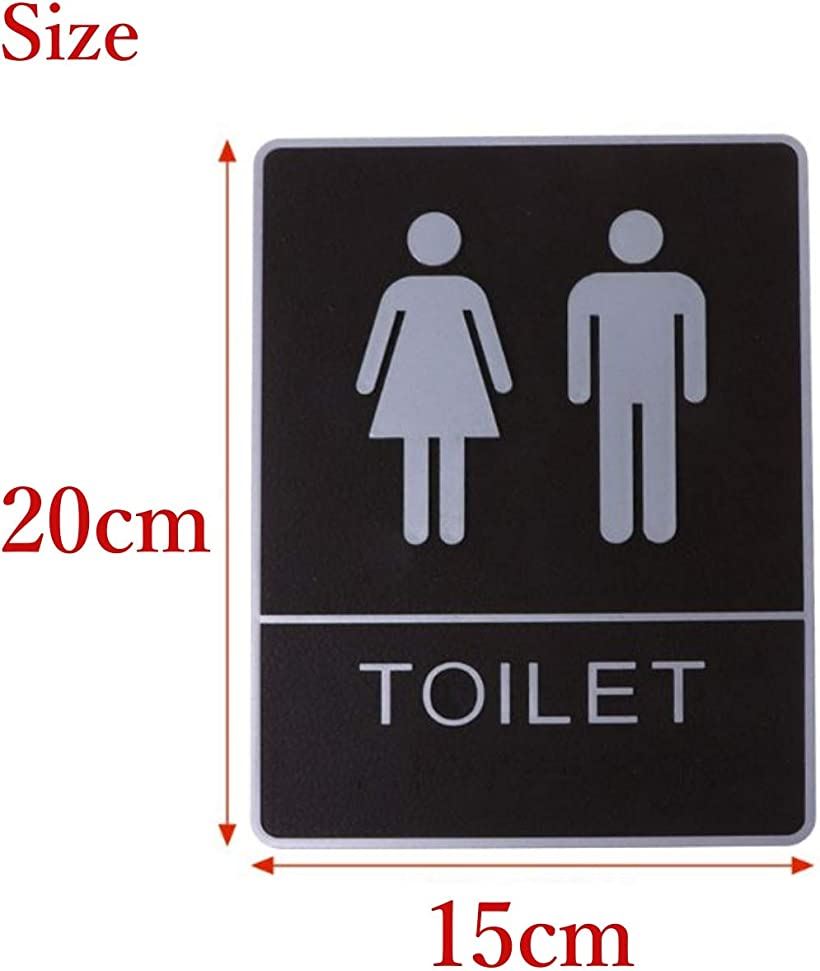 楽天市場 トイレ サインプレート トイレマーク 標識 表示 看板 案内 お手洗い3枚セット Brown Ohstore