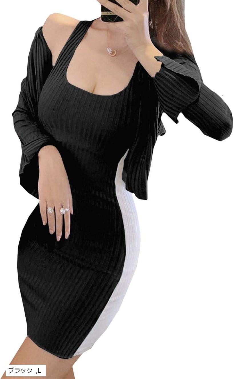 楽天市場 セクシー カジュアル スポーティー タイト ミニ ワンピース 長袖 パーカー ２点 セット リブ ニット レディース おしゃれ ボディコン ルームウェア スポーツ ブラック ブラック L Reapri