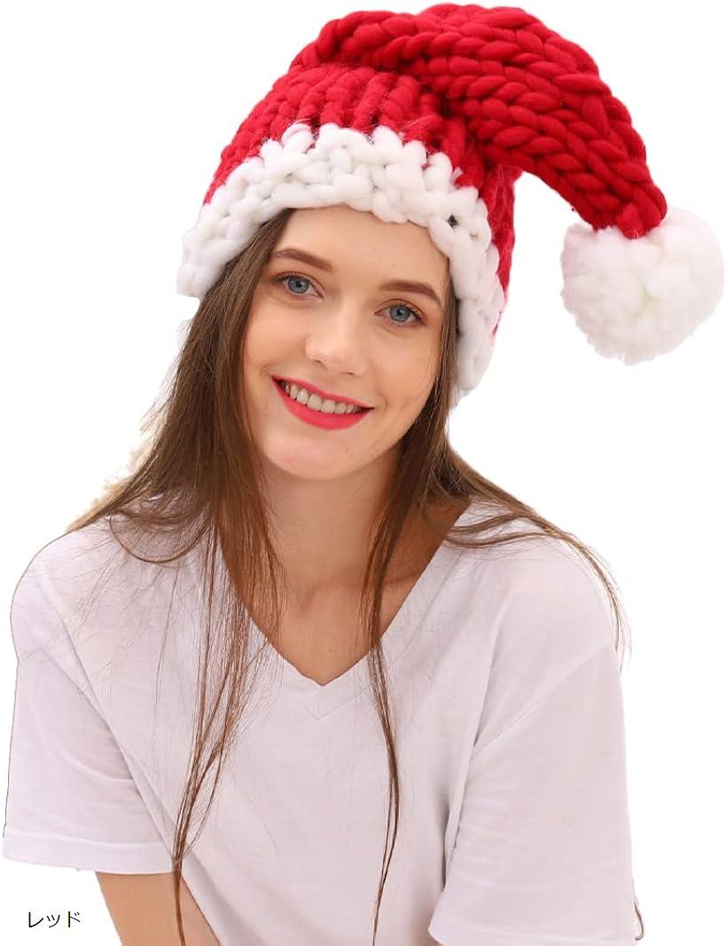 楽天市場】サンタクロース 帽子 ニット クリスマス コスプレ サンタ帽