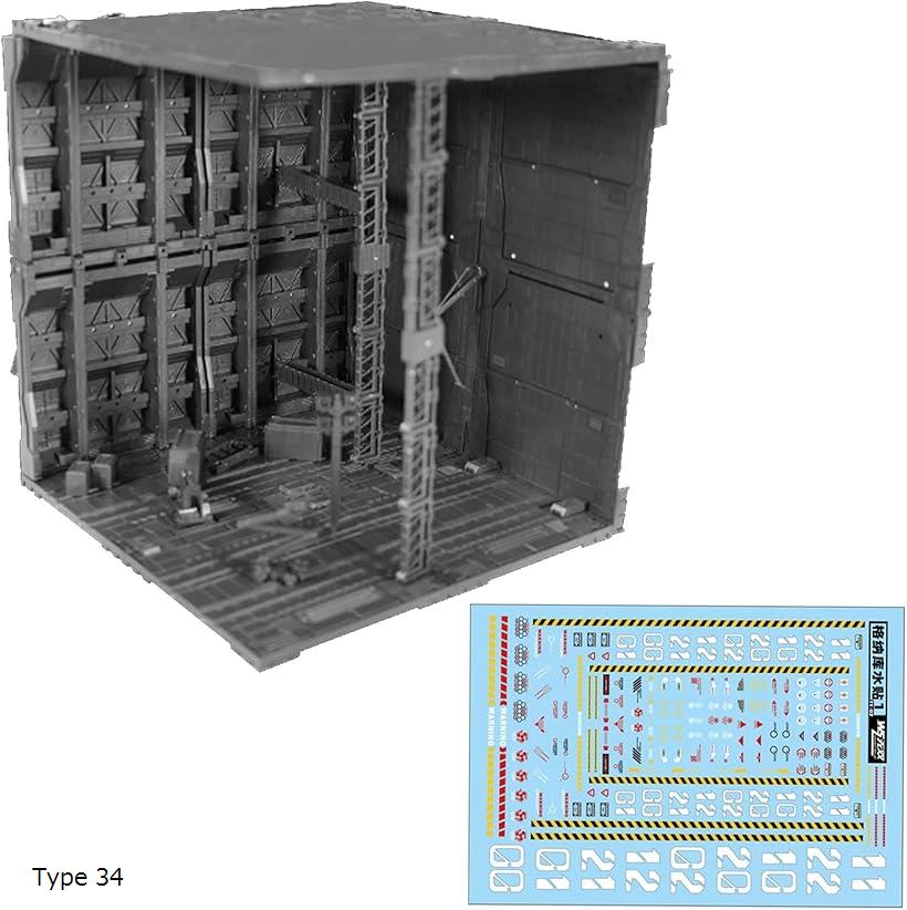 楽天市場】プラモデル ジオラマベース 格納庫 アクションベース