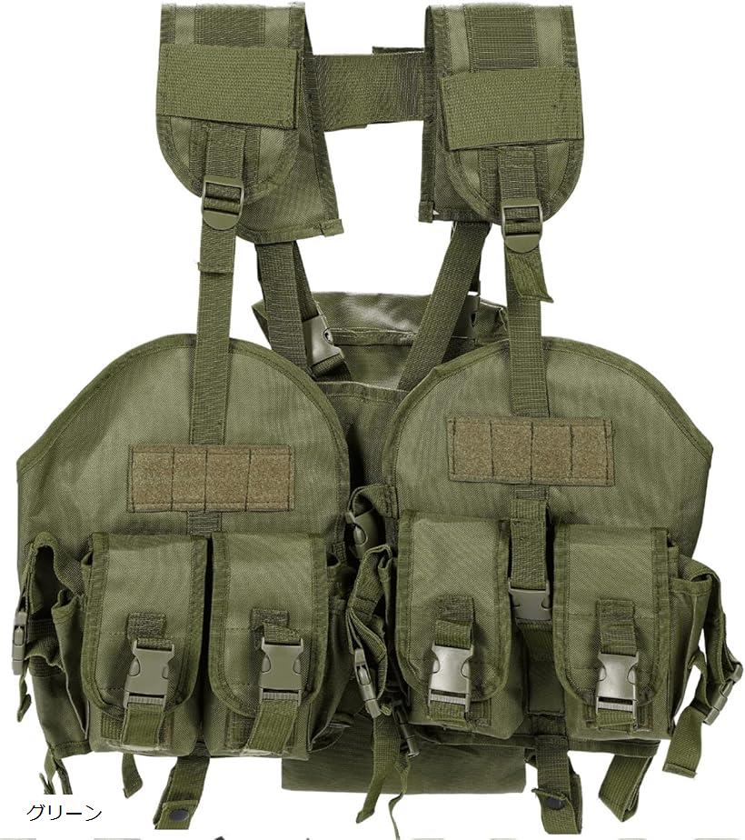アメリカ軍 MOLLE ロードベアリングベスト実物放出品 ダブルマガジンポーチ アメリカ軍 MOLLE ロードベアリングベスト実物放出品 ダブル