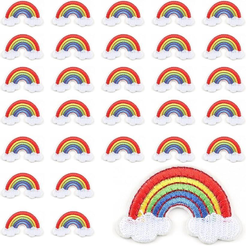 アイロンワッペン アップリケ わっぺん 目印 子供用 30点セット 雑誌で紹介された