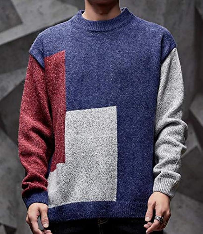 楽天市場 アスペルシオ ケーブル ニット メンズ ユッタリ ユル インナー セーター トレーナー カーディガン ニットセーター Uネック ボートネック 丸首 クルーネック プルオーバー ケーブル編み トップス グラデーション ネイビー 3xl Ohstore