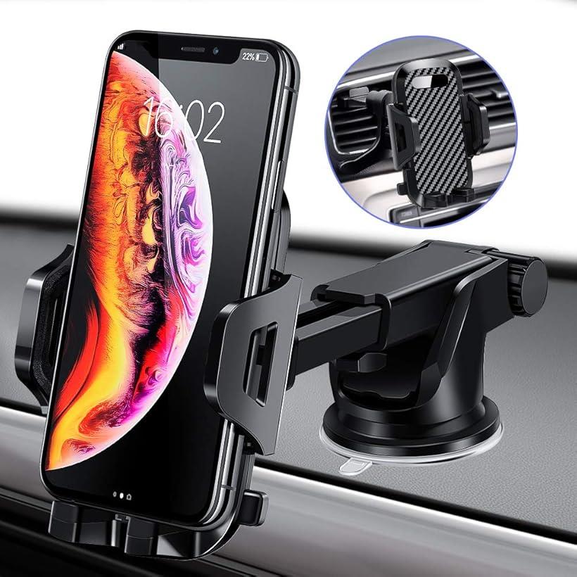 新版 車載ホルダー ゲル吸盤式 2in1 スマホホルダー 車載スマホスタンド