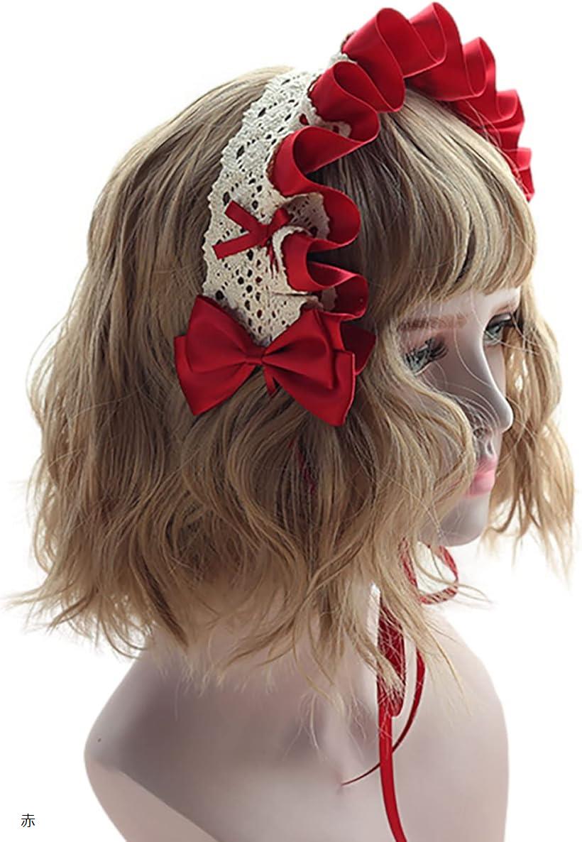 新品 morphose 円形ヘッドドレス風カチューシャ えんじ 赤系 新品 Metamorphose 円形ヘッドドレス風カチューシャ えんじ 赤系