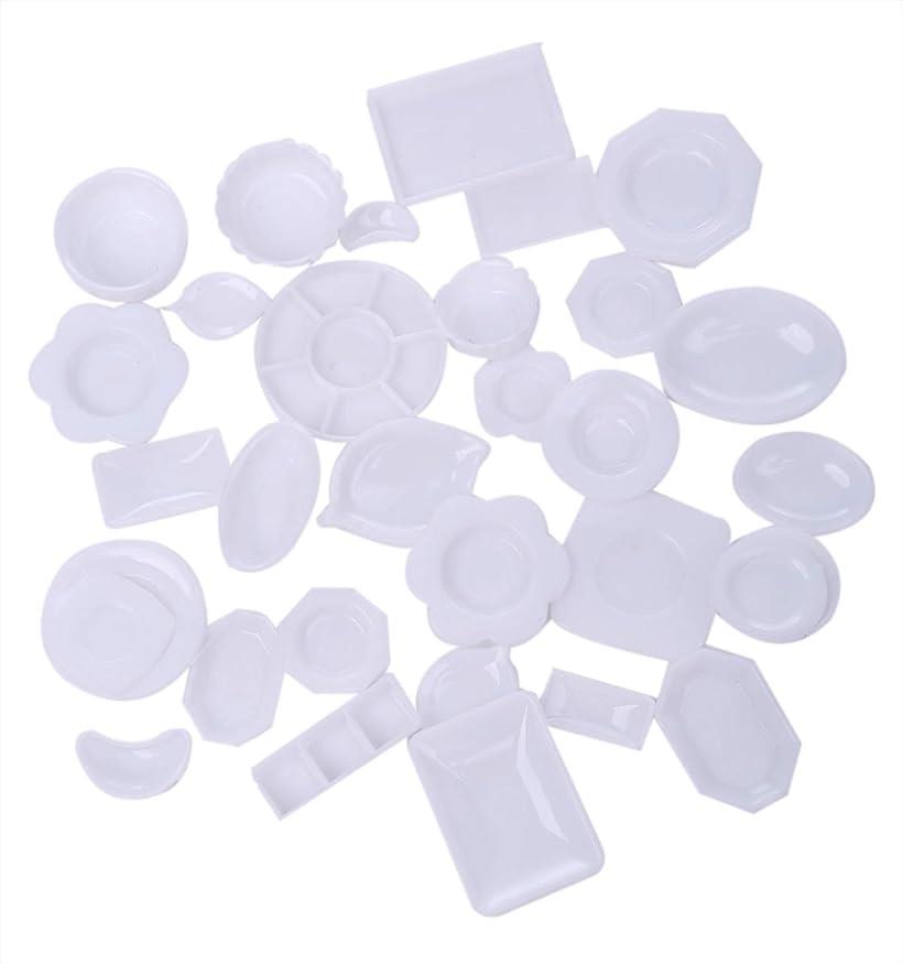 楽天市場】ドールハウス ミニチュア プラスチックプレート お皿