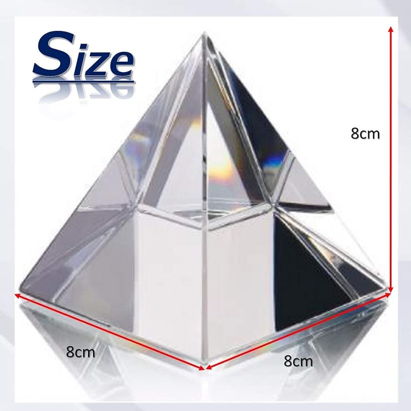 人気満点 三角錐形ペーパーウェイト ピラミッド 水晶 文鎮 クリスタル ガラス サンキャッチャー プリズム パワーストーン 置物 装飾品 インテリア 80ｍｍ Patrasnipatomarimpulso Com