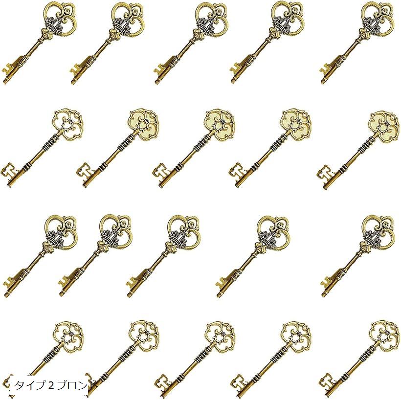 楽天市場】アンティーク 鍵 12個セット インテリア キー 古風