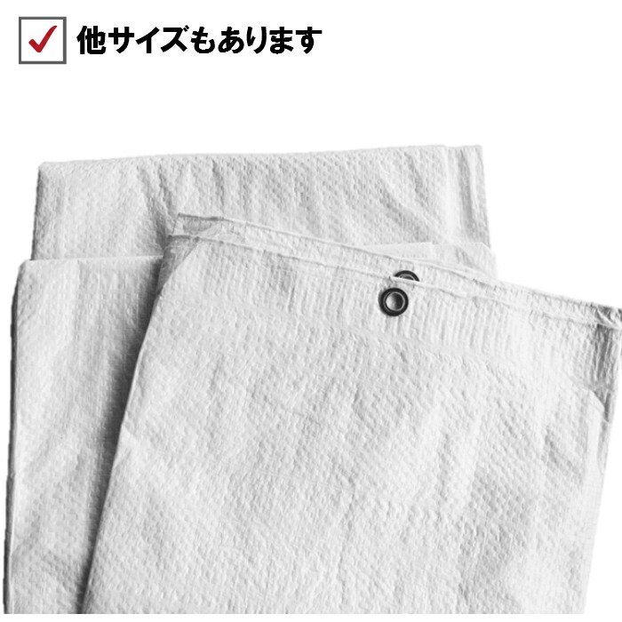 当店の記念日 ホワイトシート 10m×10ｍ ＃1500 薄手 2枚入 OTS