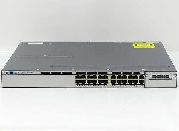 CISCOシスコCatalyst3750X-24T-S(WS-C3750X-24T-SV01)【L2/L3スイッチ(IPBaseモデル)】【中古Ciscoスイッチ】【埼玉発】【送料無料】1カ月保証あり