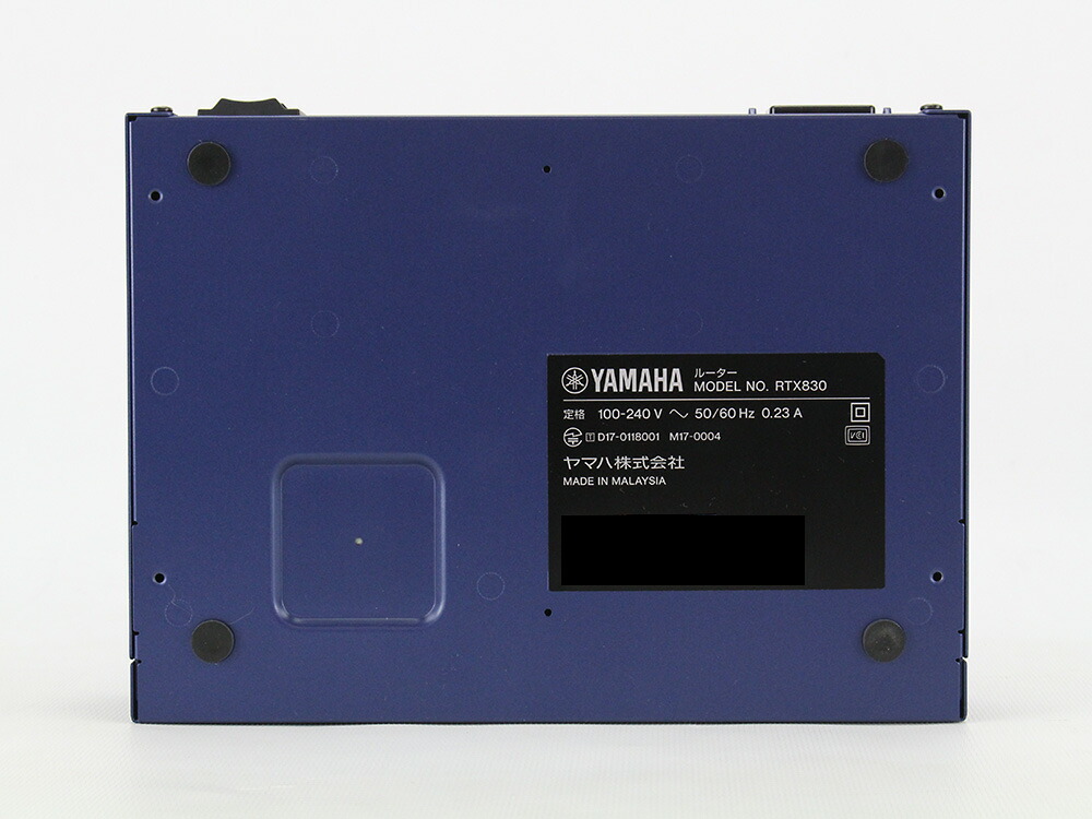 【現行品】【送料無料】YAMAHA/ヤマハRTX830ギガアクセスVPNルーター(初期化済/ギガビット/USBシリアル接続)【ルーター中古】1カ月保証