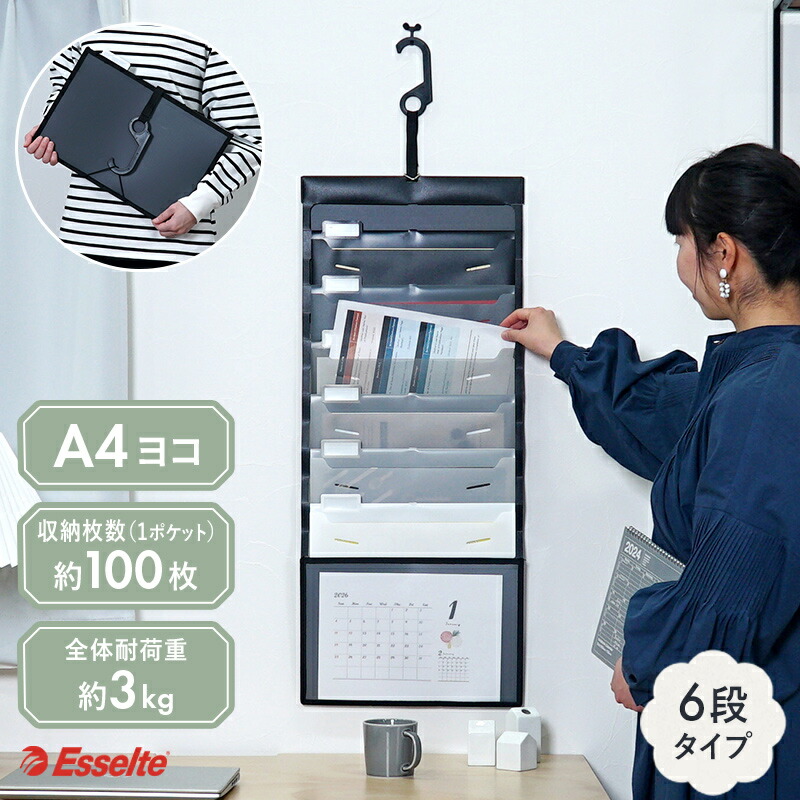 楽天市場】6段ワイドタイプ×2冊セット エセルテ ESSELTE SORTED