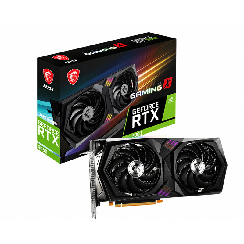 Msi Geforce Rtx 3060 Gaming X 12g 12gb Pc部署 グラフィック船板 言い放つ運 新品 Lisaproject Eu