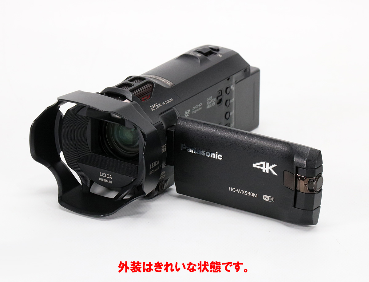 Panasonic HC-WX990M 4K ビデオカメラ-