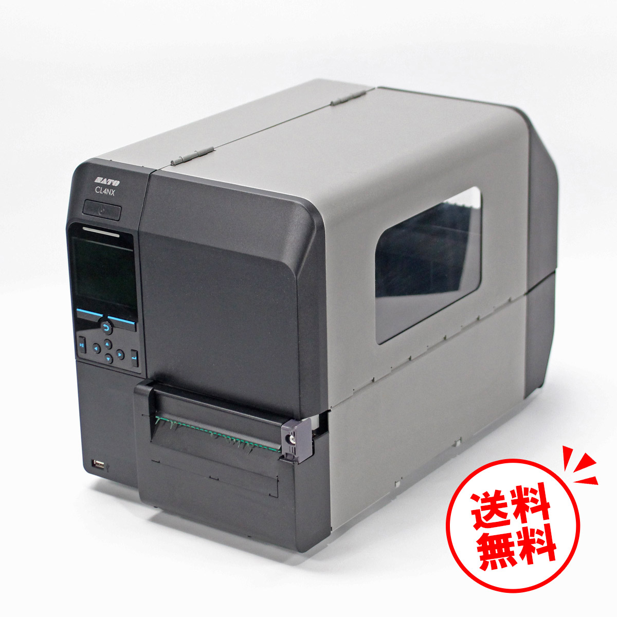 【送料無料】SATO サトー スキャントロニクス CL4NX-J 12 感熱・熱転写方式兼用 カッタ仕様 動作確認済 ラベルプリンタ １ヶ月保証【中古】【305dpi】