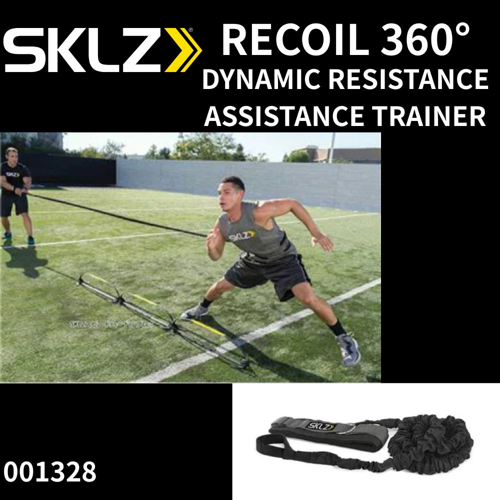 SKLZ スキルズ RECOIL360° リコイル360° DYNAMIC RESISTANCE ASSISTANCE TRAINER 踏みこたえる形づくる 速まる 伸縮吊りひも 有線テレビ ダンス楽隊