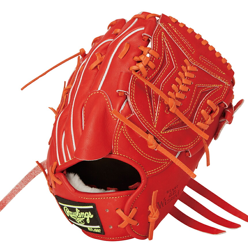 Rawlings ローリングス ベイスボール 地球儀 軟式 成年者 右投げ HOH プロエクセル はやりっ児 #02 ピッチャー用 大きさ11.75 GR4HW2A15MG HOH PRO EXCEL Wizard ＃02 赤いこと 左投げ用
