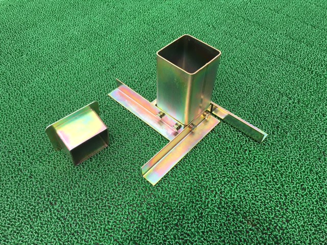 ベース埋め込み金具 楽天市場】ゼット（ZETT） ZBV74 ベース本体差込金具 68mm 球場