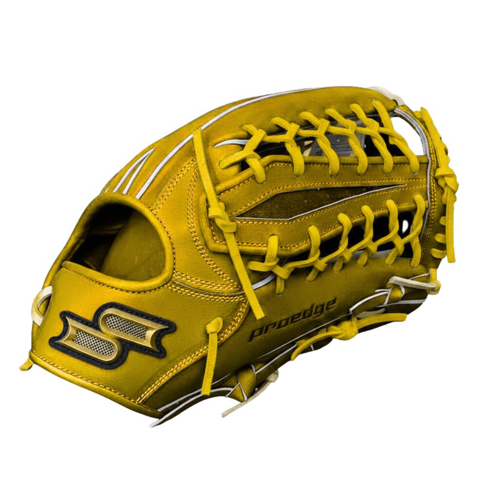 SSK エスエスケイ <店舗別注> Proedge プロエッジ 硬式 外野手用 874型 小ぶり ひねり型 イエロー 左投げ用|オーゾネ