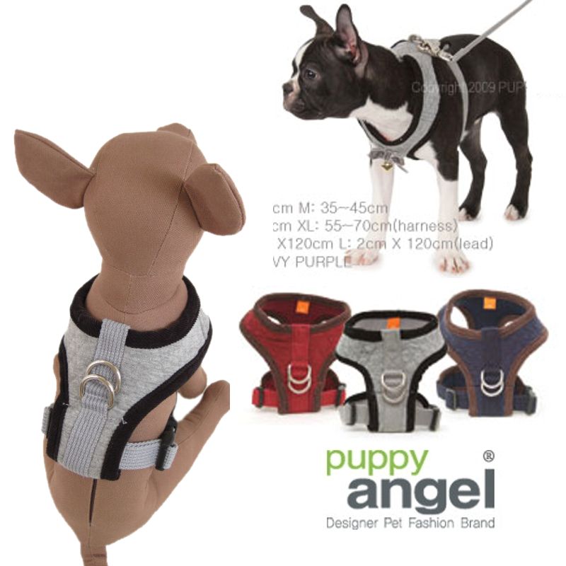 【楽天市場】Puppy Angel(パピーエンジェル) リード付きキルトソフトハーネス 犬服 ドッグウェア 小型犬用品 子犬 おしゃれ ペット