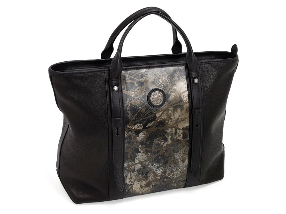 HUNTING WORLD 狩猟世界 × KYOTO Leather トートバッグ L 435100KLA 未当て嵌める【USED】