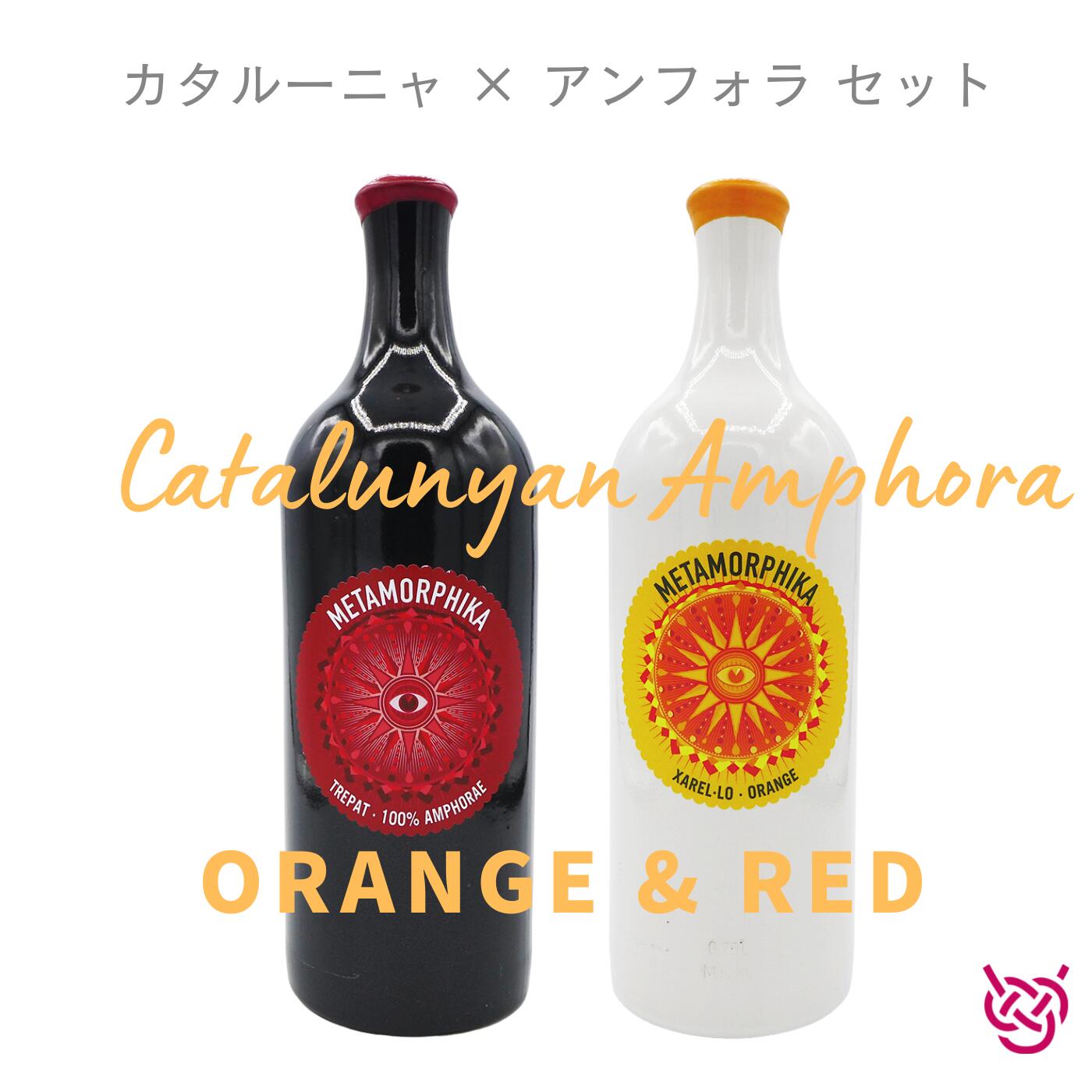 カタルーニャ アンフォラ ワインセット オレンジワイン 赤ワイン スペインワイン 飲み比べ 家飲み 食中酒