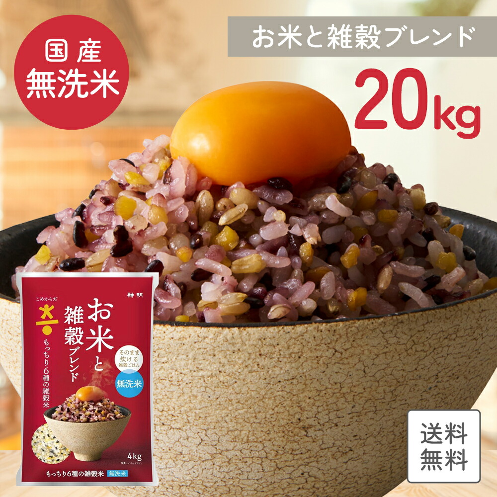 楽天市場】ポイント20倍【国産米使用】無洗米 送料無料 こめからだ お