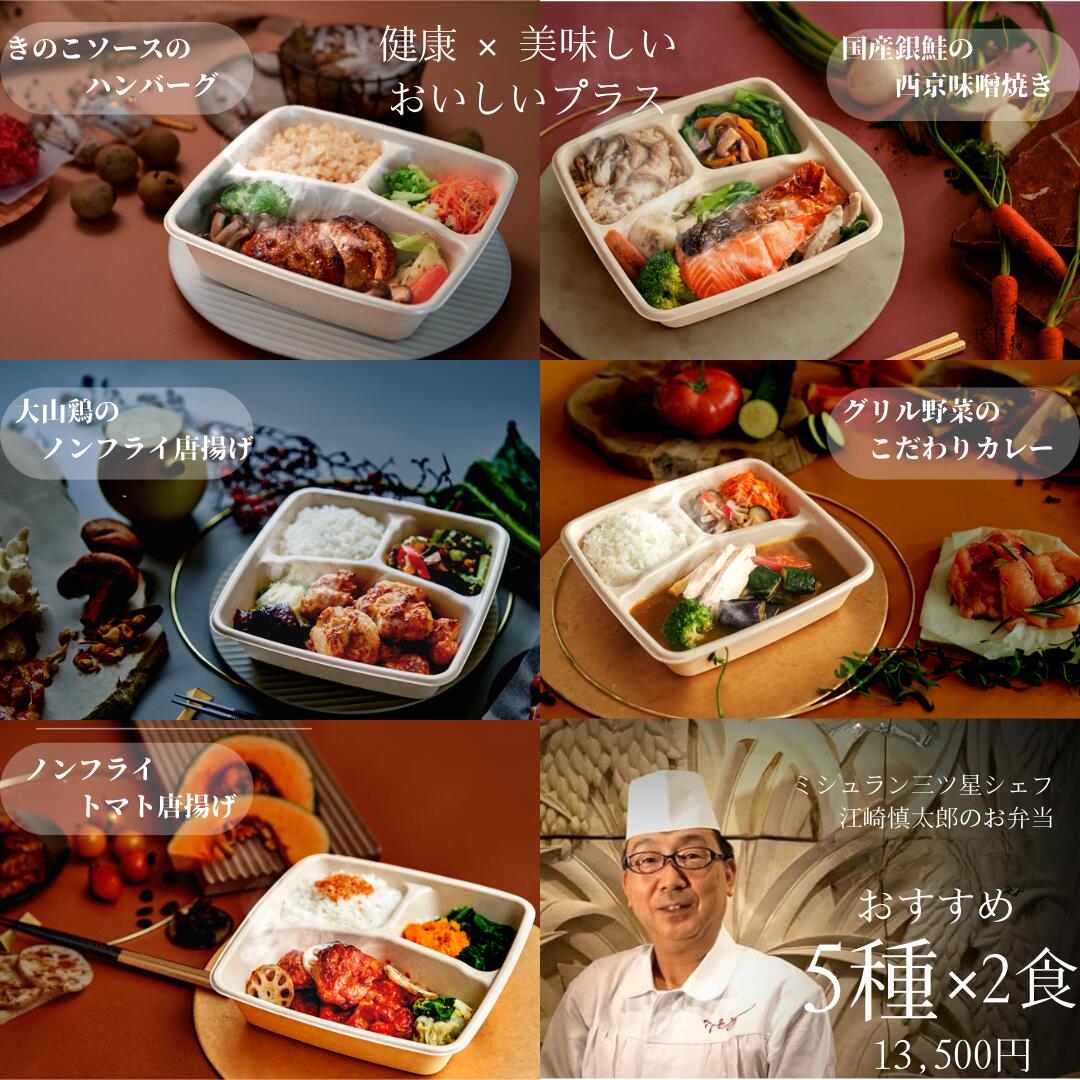 冷凍弁当【ミシュラン三ツ星シェフの定番１０食セット】無添加 冷凍 お弁当 宅配弁当 おかず 減塩 冷凍食品 惣菜 お惣菜 宅配 冷凍 弁当 保存食 グルメ 低糖質 高たんぱく質 ダイエット ロカボ ヘルシー  時短 高齢者 ご飯付き えさきのおべんとう おいしいプラス ギフト
