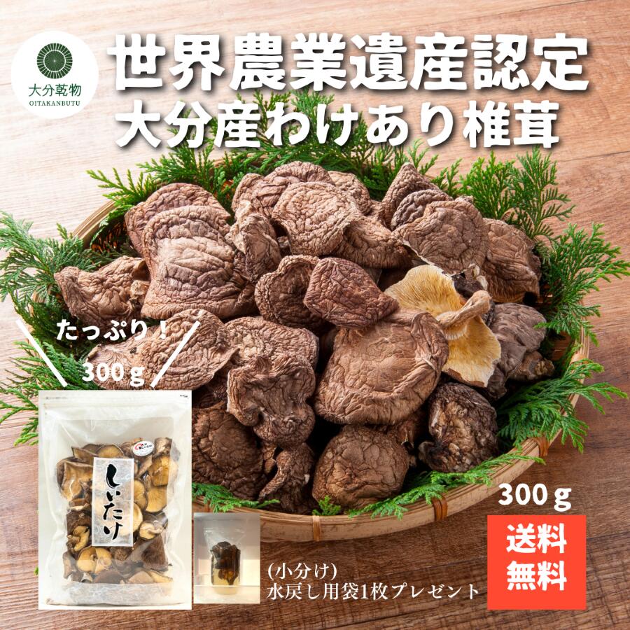 楽天市場】干し椎茸 未選別 300g 原木栽培 大分県産 訳あり 徳用