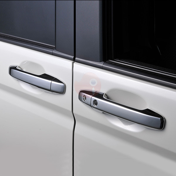 クーポン配布中 ホンダ ステップワゴン Rk系 サイドドアハンドルカバー 在庫処分大特価 ガーニッシュ ドアノブトリム Abs製 外装 Stepwgn Ex126 ドレスアップ スマートキー車用 アクセサリー カスタムパーツ 8pcs