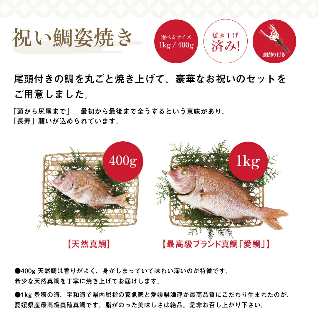 お祝い料理【服部幸應先生監修長寿のお祝い膳祝い鯛(大)付きセット】還暦古希喜寿傘寿米寿白寿卒寿百寿ギフト記念日誕生日敬老の日プレゼント
