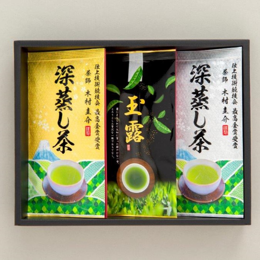 静岡産深蒸し茶 『結粋』80g 最高金賞受賞茶師謹製