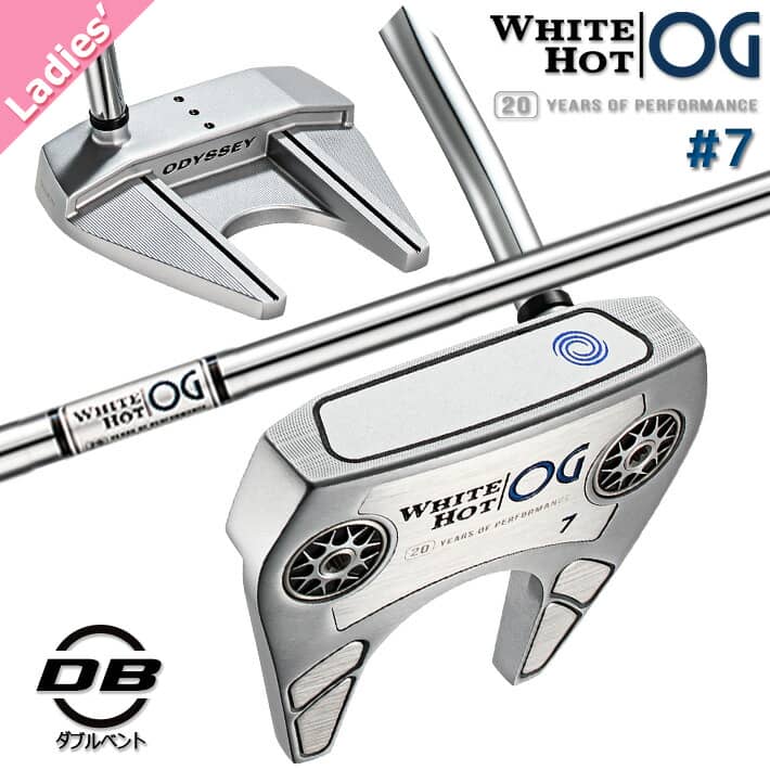 正規品直輸入】 ホワイト ホット オージー パター ウィメンズバージョン WHITE HOT OG #7 DB WOMEN'S PUTTER  32inch スチール ST シャフト装着 fucoa.cl