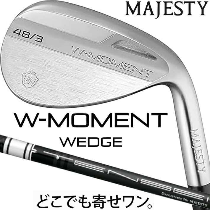 市場 2021年モデル WEDGE マジェスティ カッパークロム仕上げ W-MOMENT ゴルフ ダブリューモーメント MAJESTY