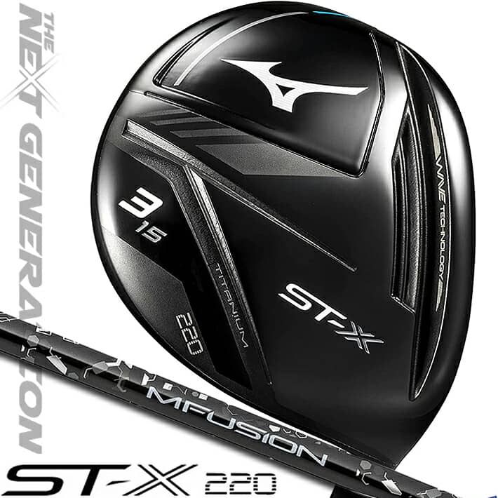 安値 MIZUNO ST-X 220 TITANIUM FAIRWAY WOOD No.3 15度 エスティ