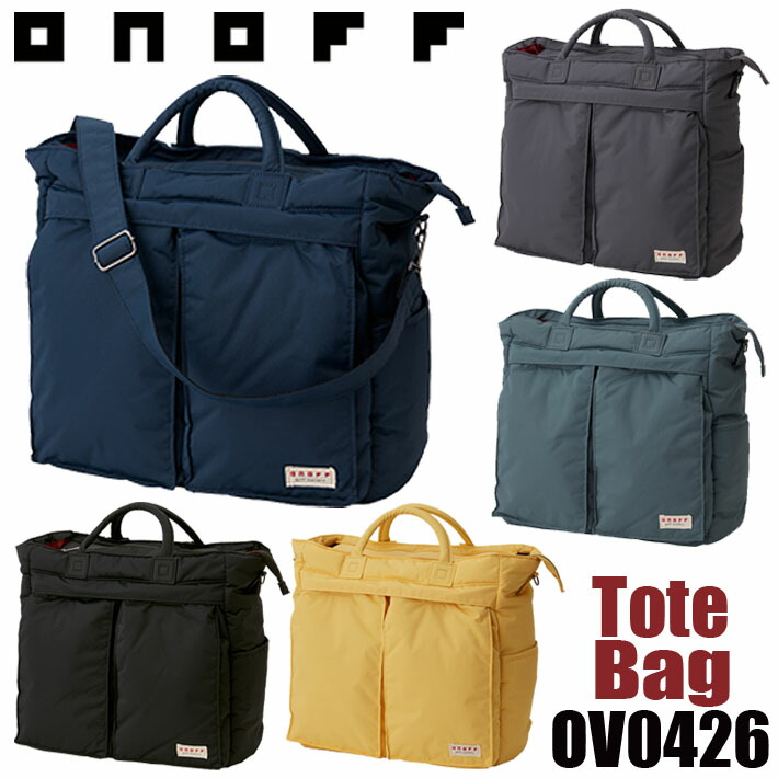 オノフ ONOFF TOTE BAG OV0426 オノフ トートバッグ ゴルフバッグ ナイロン 5色/35(底部) 51(開口部)×18×38cm ショルダーベルト付 [2026年モデル] [GLOBERIDE] [グローブライド] 13,552円