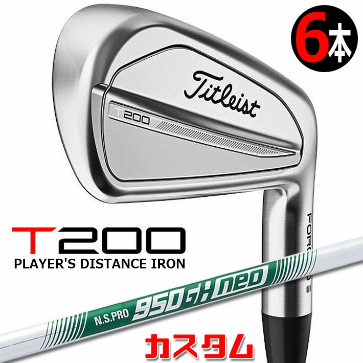 楽天市場】タイトリスト T200 2023 アイアン 6本セット(#5-P) TENSEI 