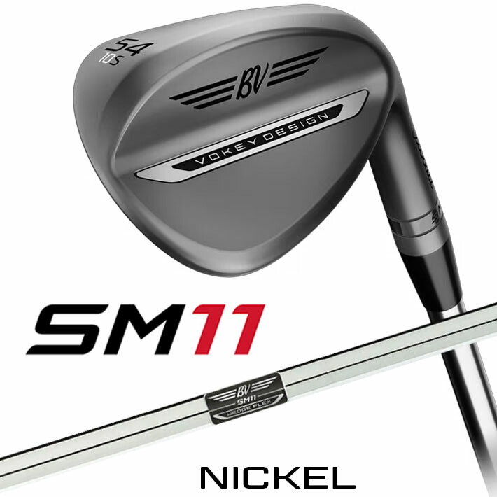 タイトリスト ボーケイ SM11 ウェッジ ニッケル 右用 Dynamic Gold スチールシャフト 日本正規品 VOKEY WEDGE エスエム イレブン 2026 Nickel|ジークゴルフ