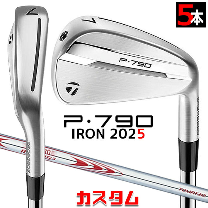 メーカーカスタムクラブ テーラーメイド P790 2025 アイアン 5本セット(#6-PW) 右用 N.S.PRO MODUS3 TOUR 130 スチールシャフト 日本正規品 TaylorMade