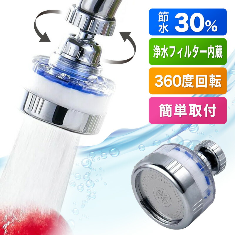 楽天市場】蛇口クリンシャワー 蛇口 水栓用 後付け 浄水
