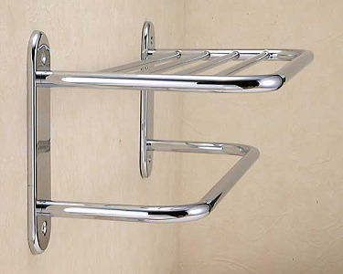 640199 かっこ良いな金管楽器製西洋手ぬぐい掛け・西洋手ぬぐい仕合わせ（判定基準・Cr）判定基準・つづき物一般受けのしろがね色色西洋手ぬぐい置き バス用品-タオルハンガー-日用品雑貨・文房具・手芸