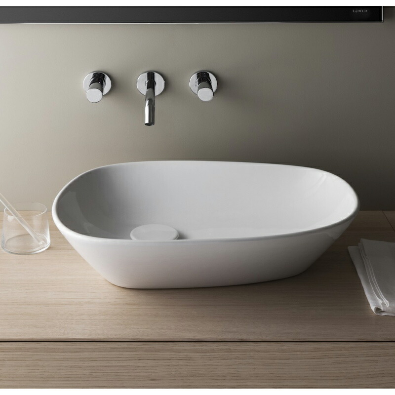 【LAUFEN】palomba collection 置型洗面器155 SL816802-W-112 （W520×D380×H110）窈窕たる ラグジュアリー洗面ボールハイセンスハイクオリティ