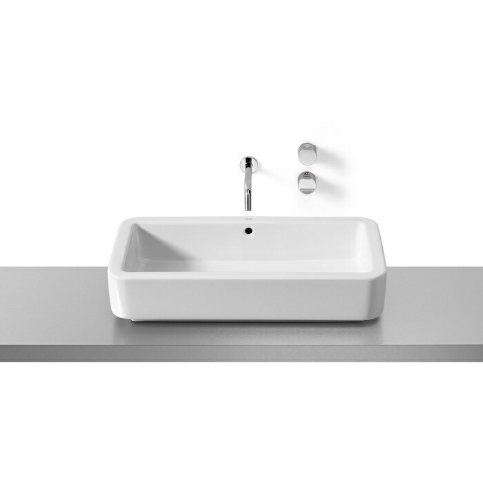【Roca】Element レクタングル置型洗面器178 SR327572-W （W700×D380×H150）エスパニア製の洗面どんぶり鉢洗面器外国でブランド名
