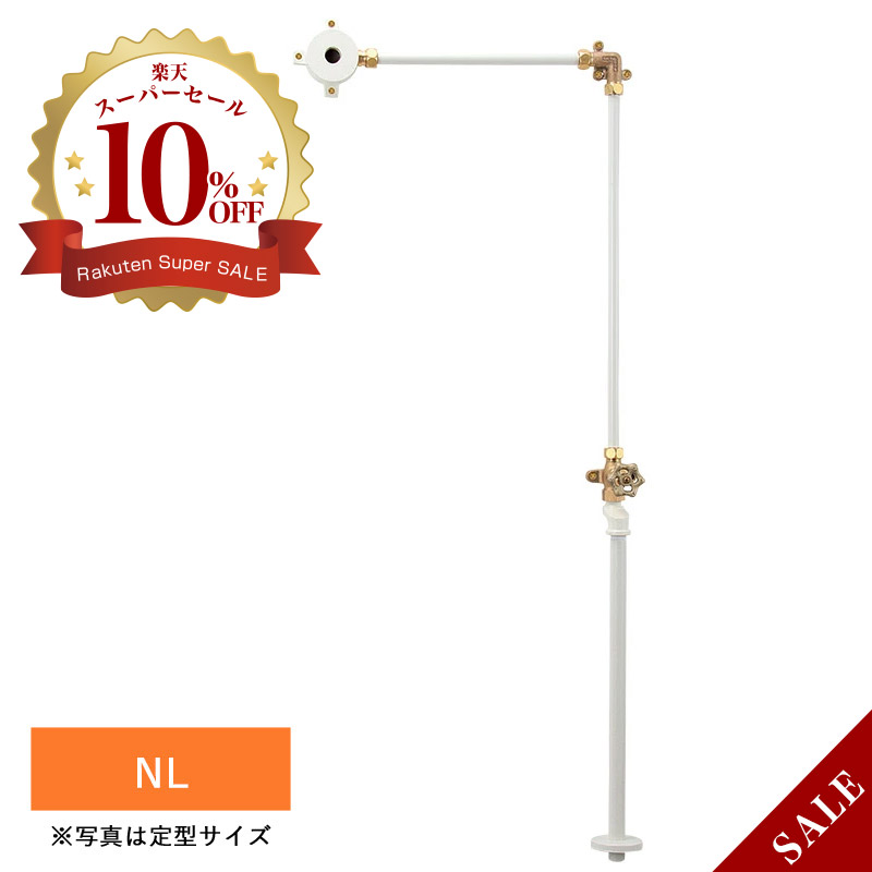 【Essence】横水栓用外付水社会的単位（金管楽器×アンティーク白いこと）NL（250×900）EP18039