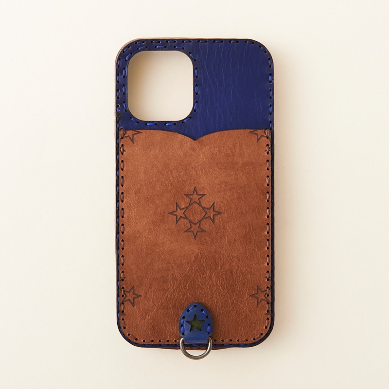 「OJAGA DESIGN」 オジャガデザイン　SOPHIA (iPhone12mini)　☆担当者おすすめ210(ブラウン×インディゴ)カラー☆
