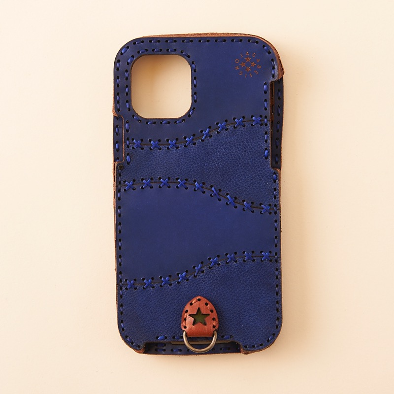 「OJAGA DESIGN」 オジャガデザイン PALLENE (iPhone11) ☆面倒を見る者おすすめ210(赤銅色×インディゴ)色合い☆ ケース・カバー-スマートフォン・携帯電話アクセサリー-スマートフォン・タブレット